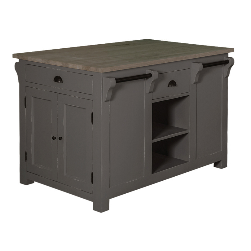 Isla de cocina con tapa de roble | Hinterland